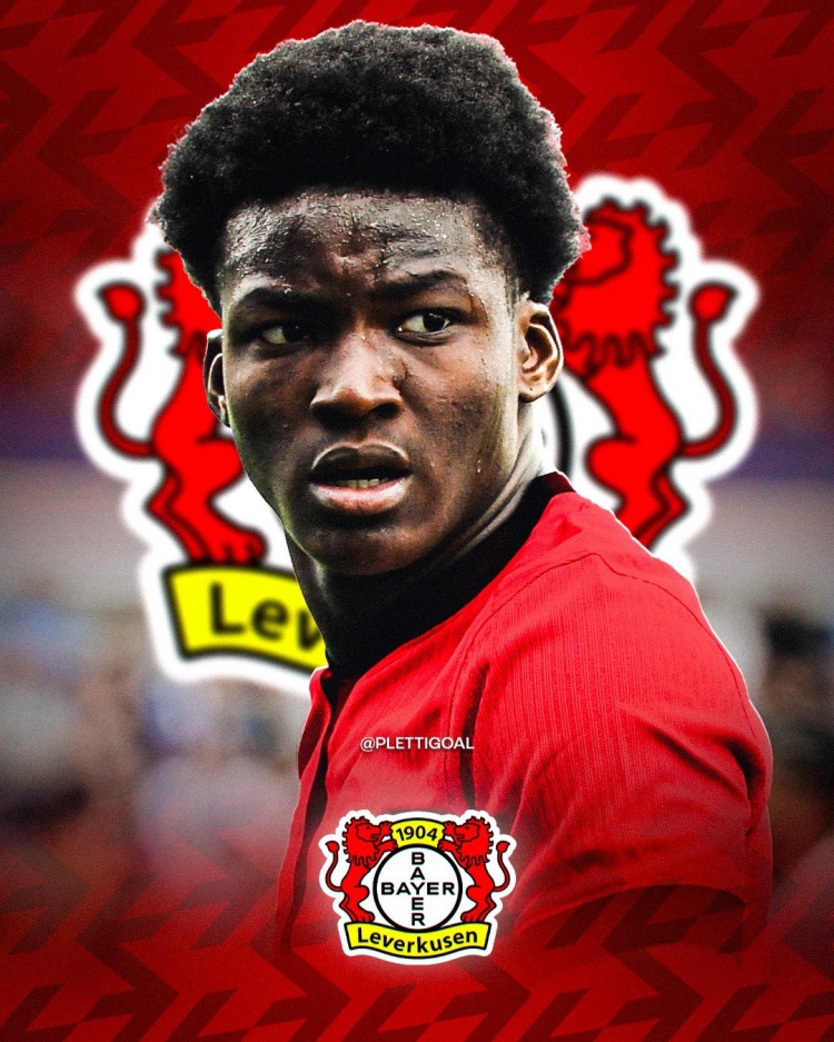 德天空：勒沃库森免签巴黎17岁中卫塔佩，签约至2030年